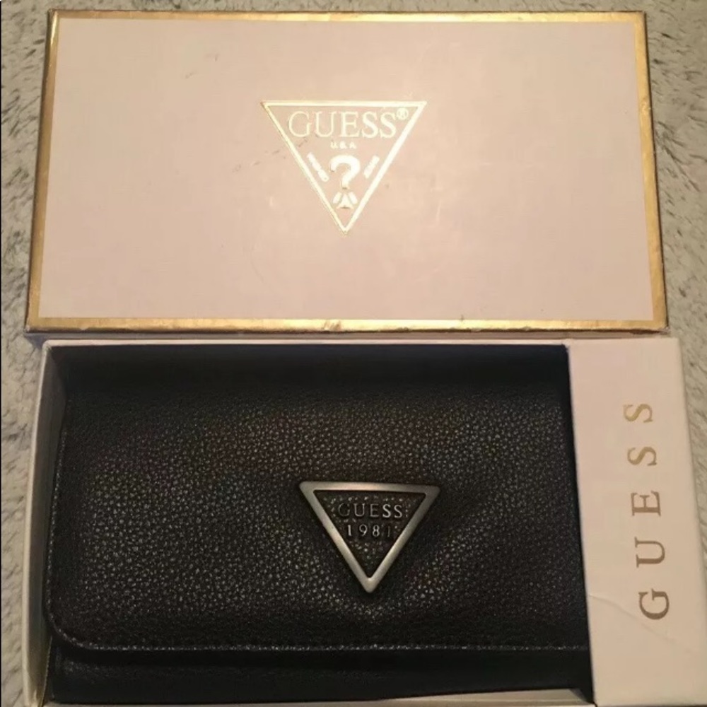Guess Lauri SIG Large Flap Organizer Wallet NWT